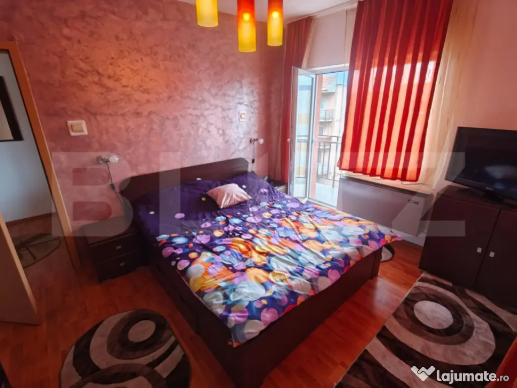 Apartament 2 camere, mobilat, parcare, zona Centrala Gilau