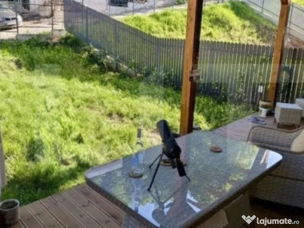 Apartament cu 3 camere, 77 mp, la parter inalt, cu gradina,