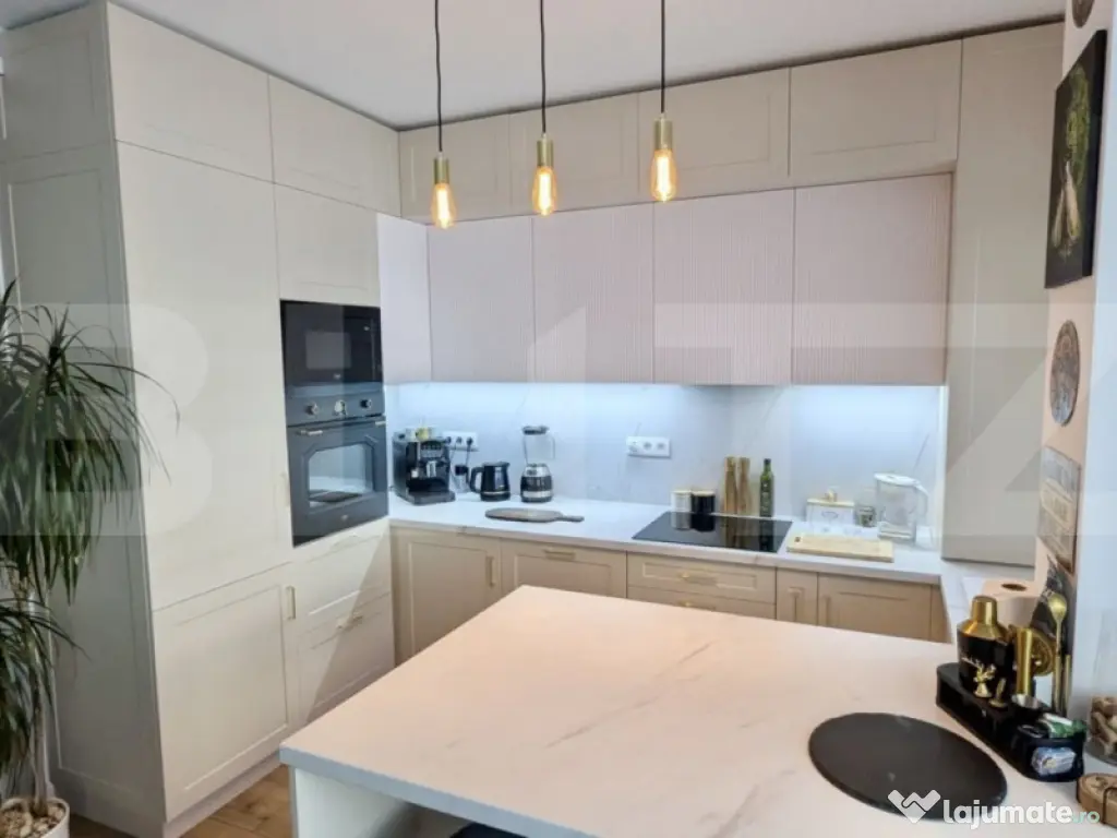 Apartament cu 3 camere, 77 mp, la parter inalt, cu gradina,