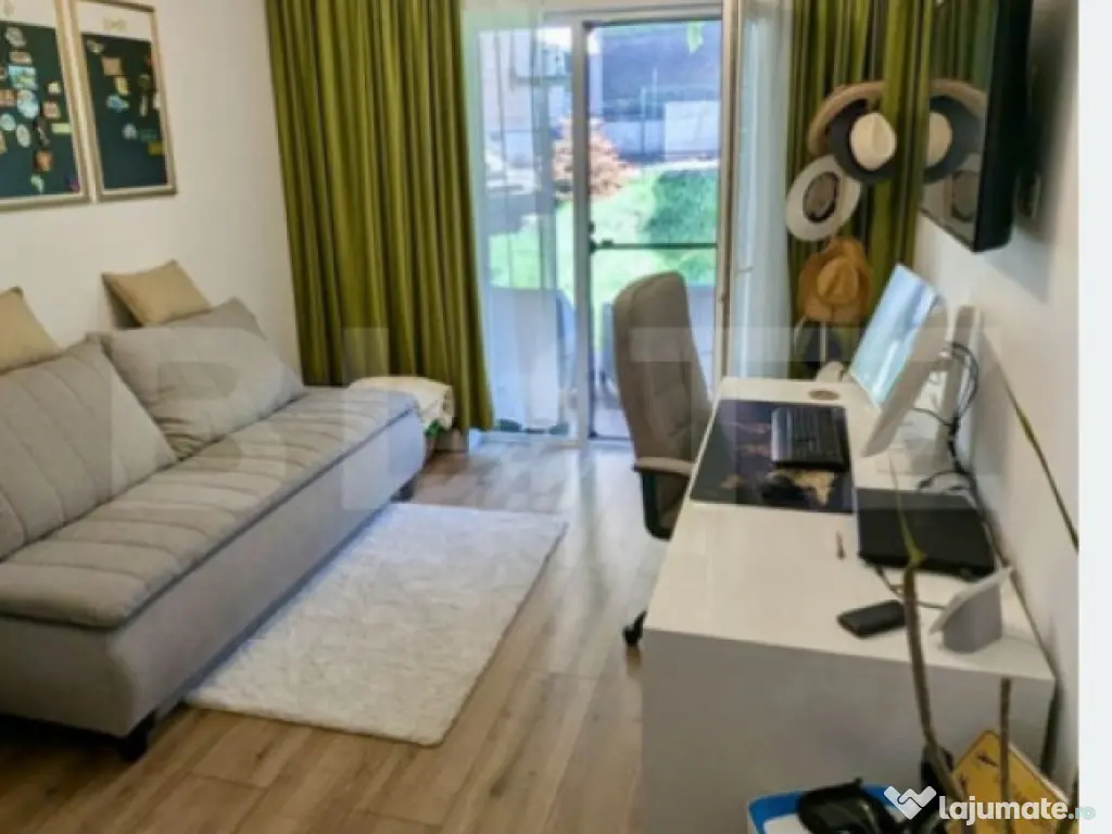 Apartament cu 3 camere, 77 mp, la parter inalt, cu gradina,