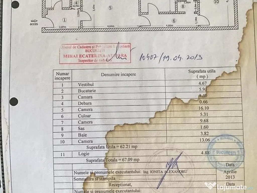 Apartament 3 camere Brancoveanu / Obregia