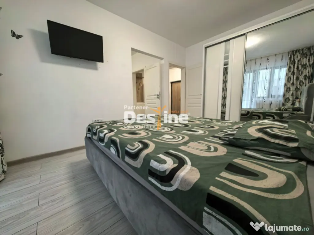 Apartament 1 camera 42 mp etaj 1 mobilat și utilat balcon P 
