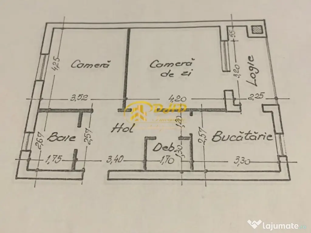 Apartament 2 camere Frumoasa