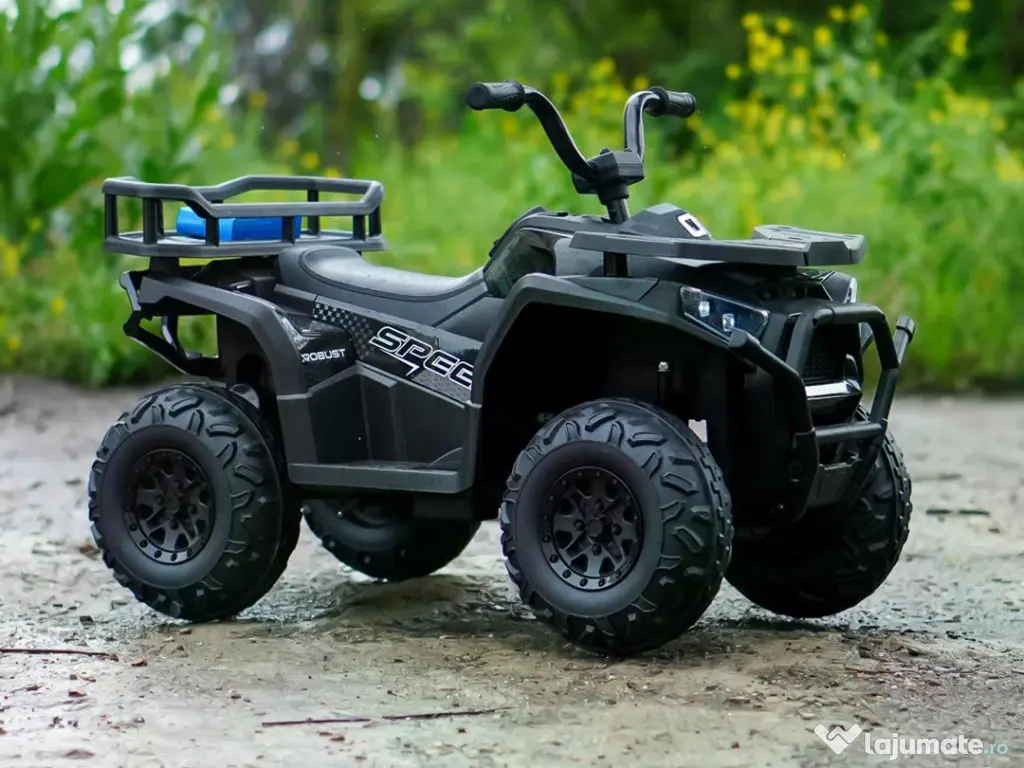 ATV electric pt. copii Mini DESERT, 4x 30W 12V, cu telecomanda Black 