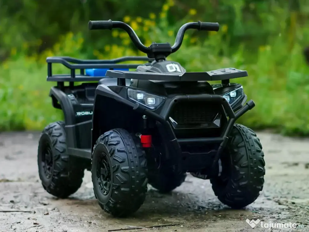 ATV electric pt. copii Mini DESERT, 4x 30W 12V, cu telecomanda Black 