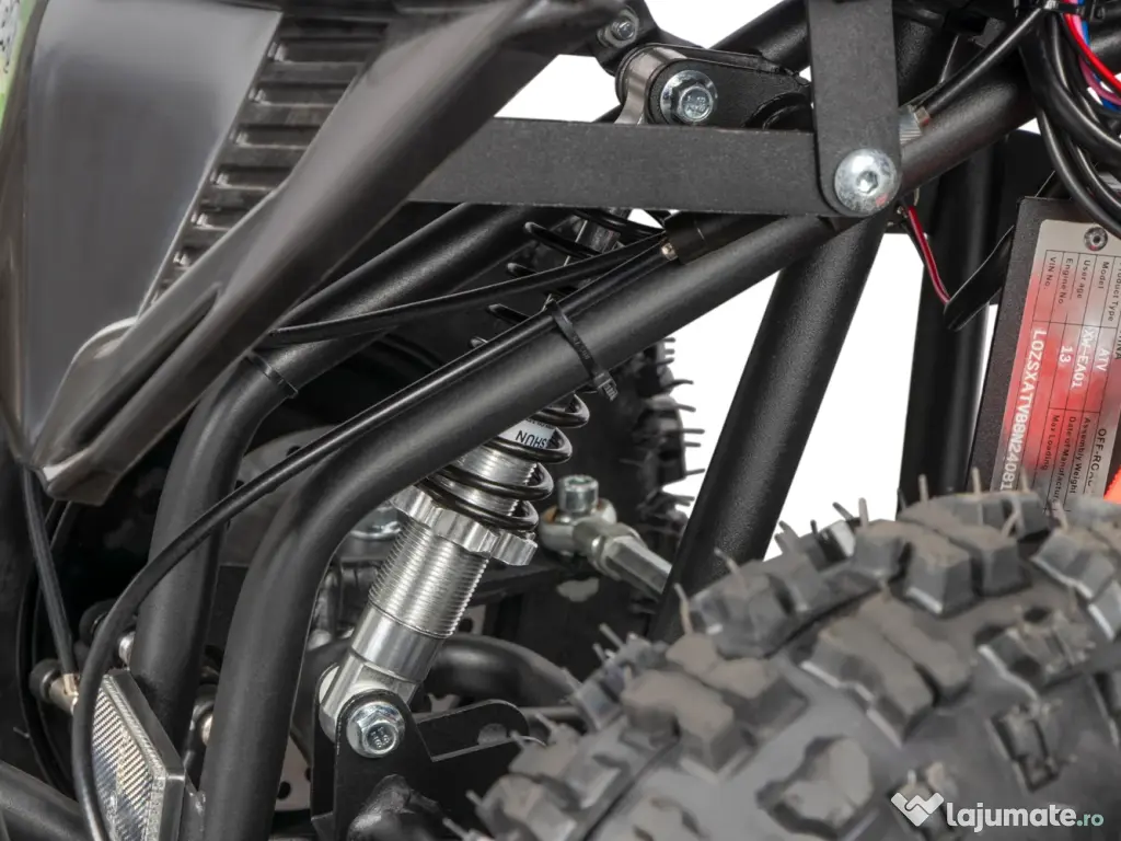 ATV electric NITRO E-QUAD Anaconda VX 800W cu baterie 36V 12Ah Lithium Green