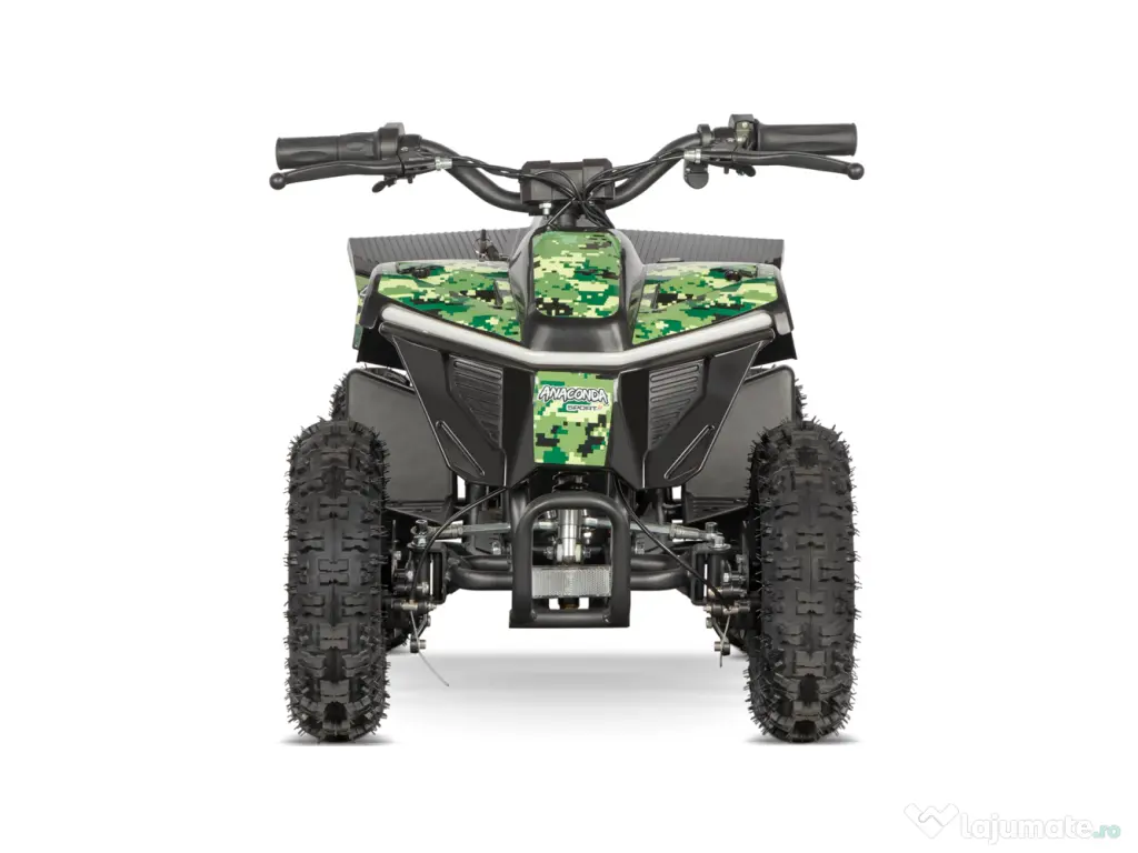 ATV electric NITRO E-QUAD Anaconda VX 800W cu baterie 36V 12Ah Lithium Green