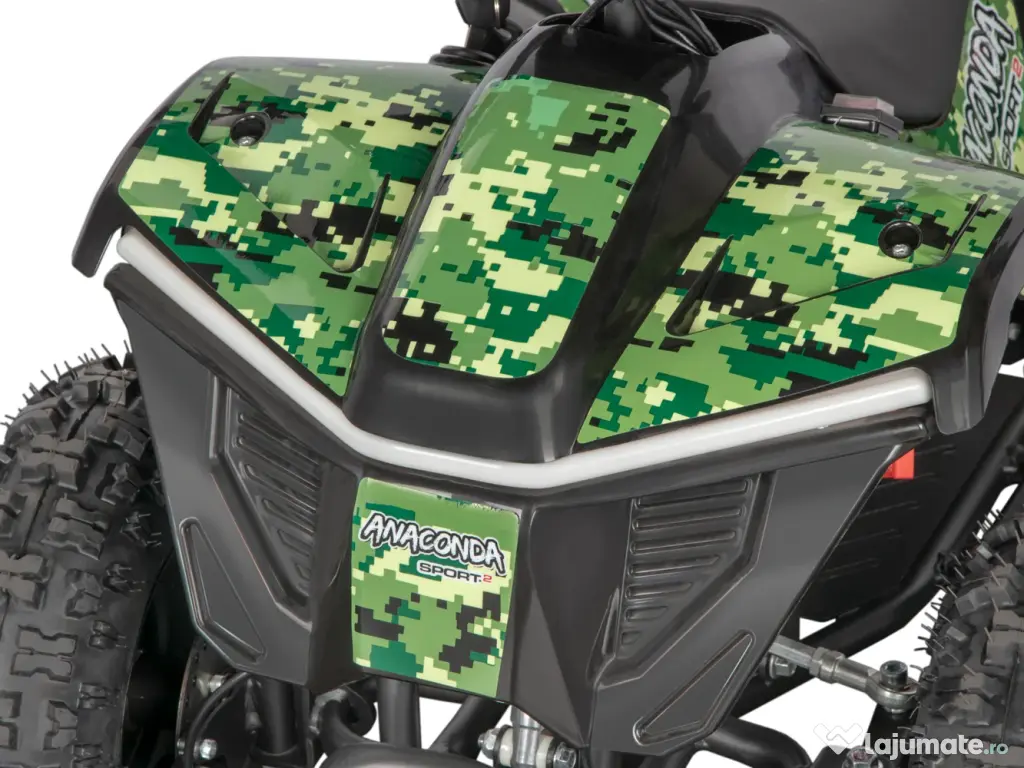 ATV electric NITRO E-QUAD Anaconda VX 800W cu baterie 36V 12Ah Lithium Green