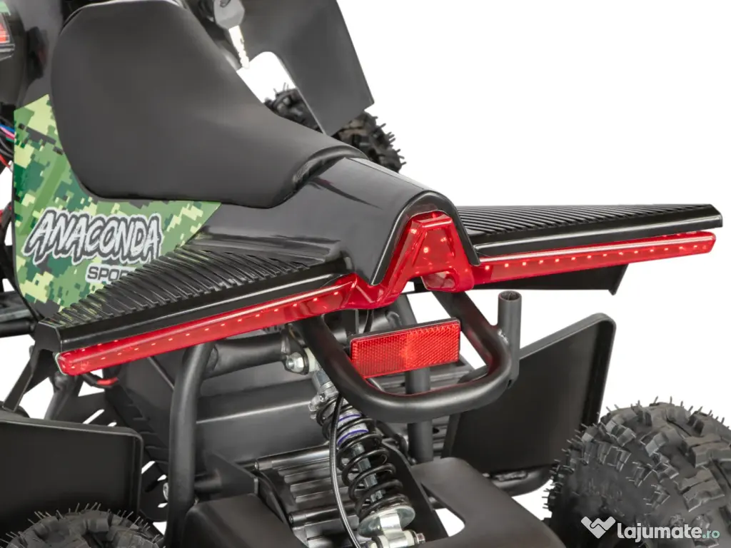 ATV electric NITRO E-QUAD Anaconda VX 800W cu baterie 36V 12Ah Lithium Green