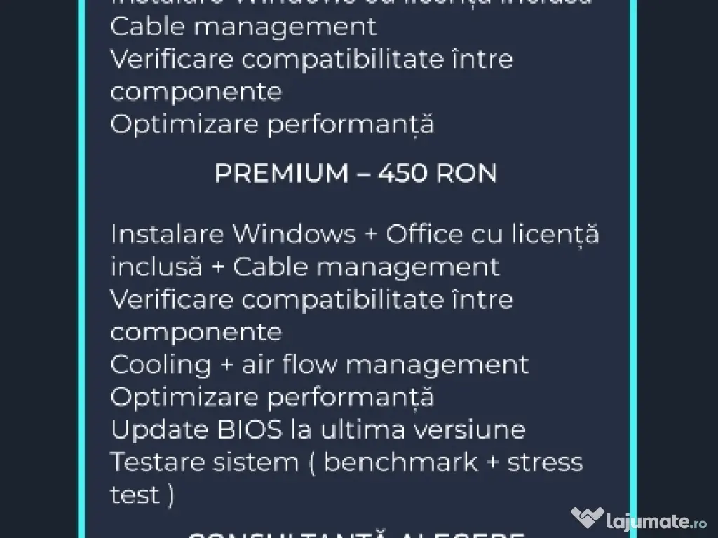 Build PC, Gaming,Optimizare,Reparatii,Curatare PC/Laptop/PS5 