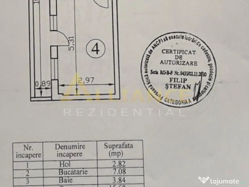 Drumul Fermei Garsoniera mobilata 