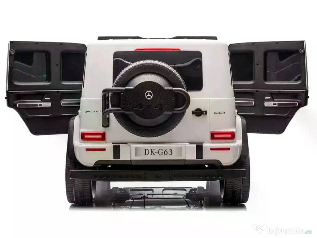 Masinuta electrica pt. 2 copii Mercedes G63, 4x 200W, 24V-14Ah White