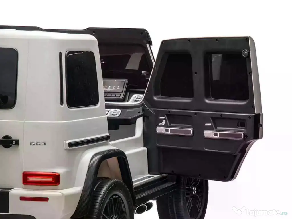 Masinuta electrica pt. 2 copii Mercedes G63, 4x 200W, 24V-14Ah White
