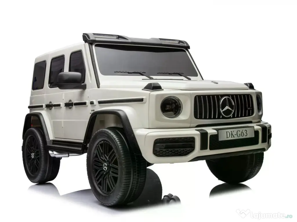 Masinuta electrica pt. 2 copii Mercedes G63, 4x 200W, 24V-14Ah White