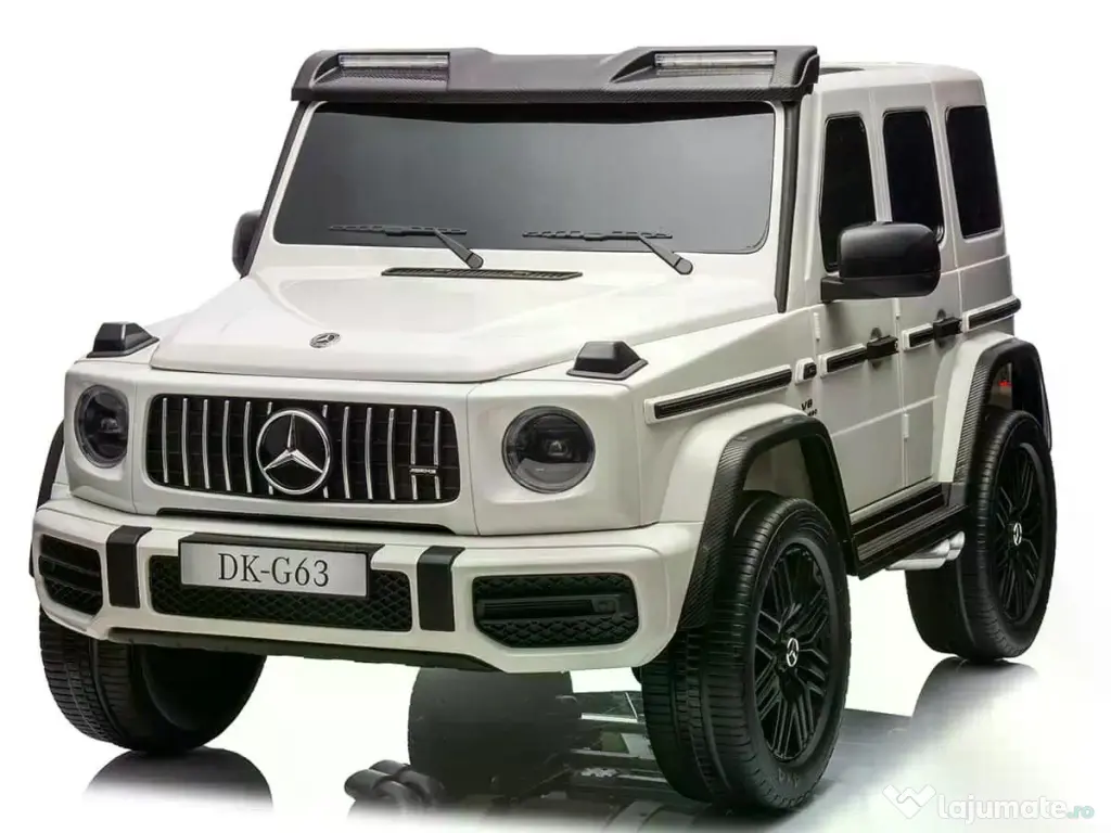 Masinuta electrica pt. 2 copii Mercedes G63, 4x 200W, 24V-14Ah White