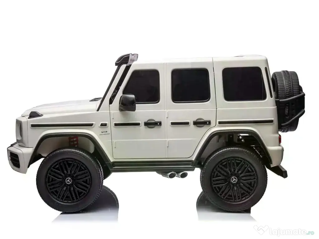 Masinuta electrica pt. 2 copii Mercedes G63, 4x 200W, 24V-14Ah White