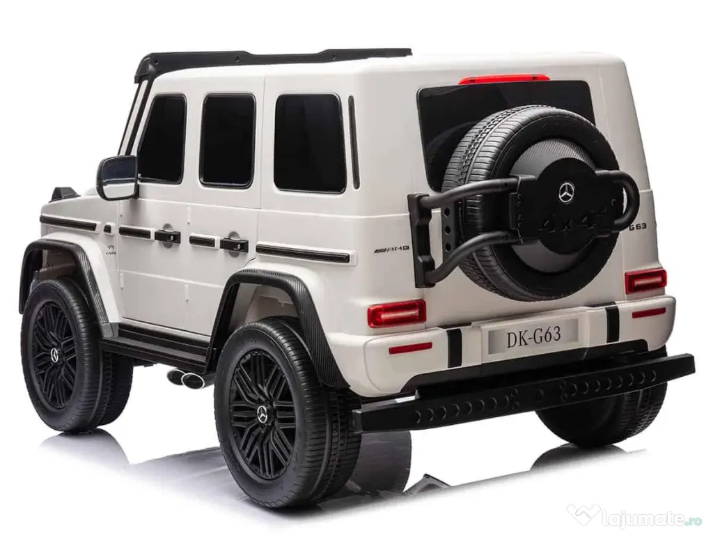 Masinuta electrica pt. 2 copii Mercedes G63, 4x 200W, 24V-14Ah White