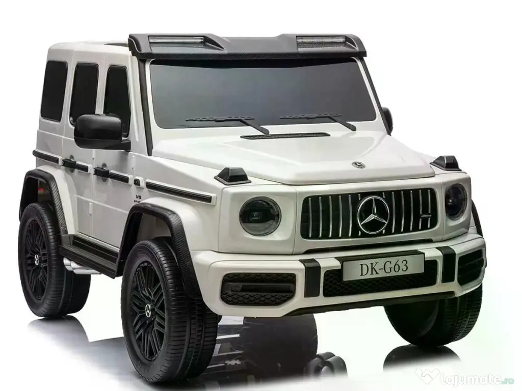 Masinuta electrica pt. 2 copii Mercedes G63, 4x 200W, 24V-14Ah White