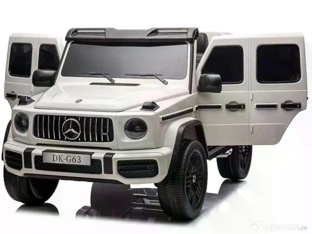 Masinuta electrica pt. 2 copii Mercedes G63, 4x 200W, 24V-14Ah White