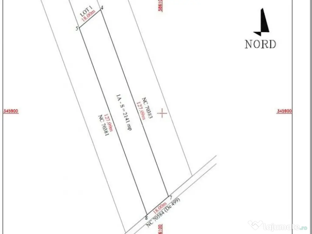 Teren Balotesti langa parcare Therme 