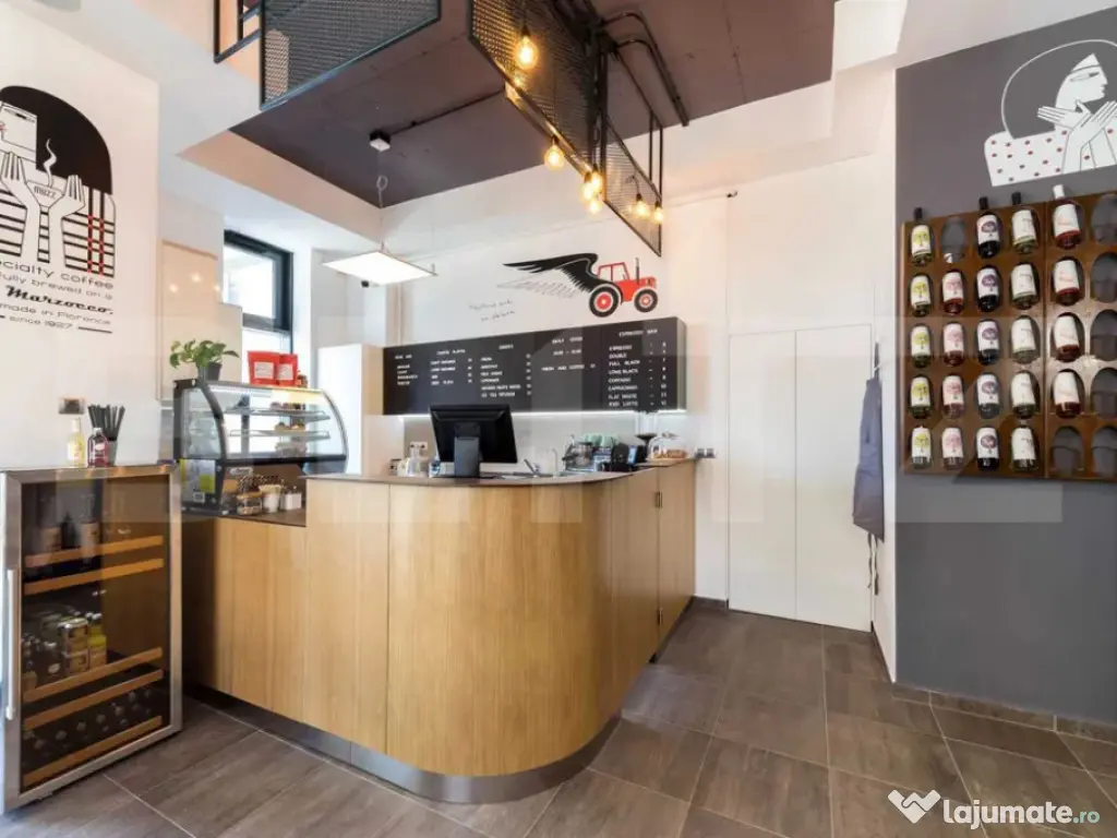 Spațiu comercial 55 mp | Cafenea complet amenajată | Cores 