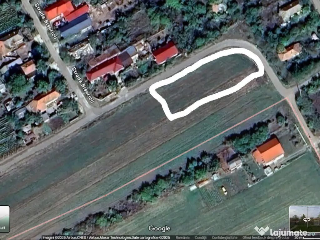 Vand teren Intravilan 1400 MP in Parcul National Comana - Vlad Tepes