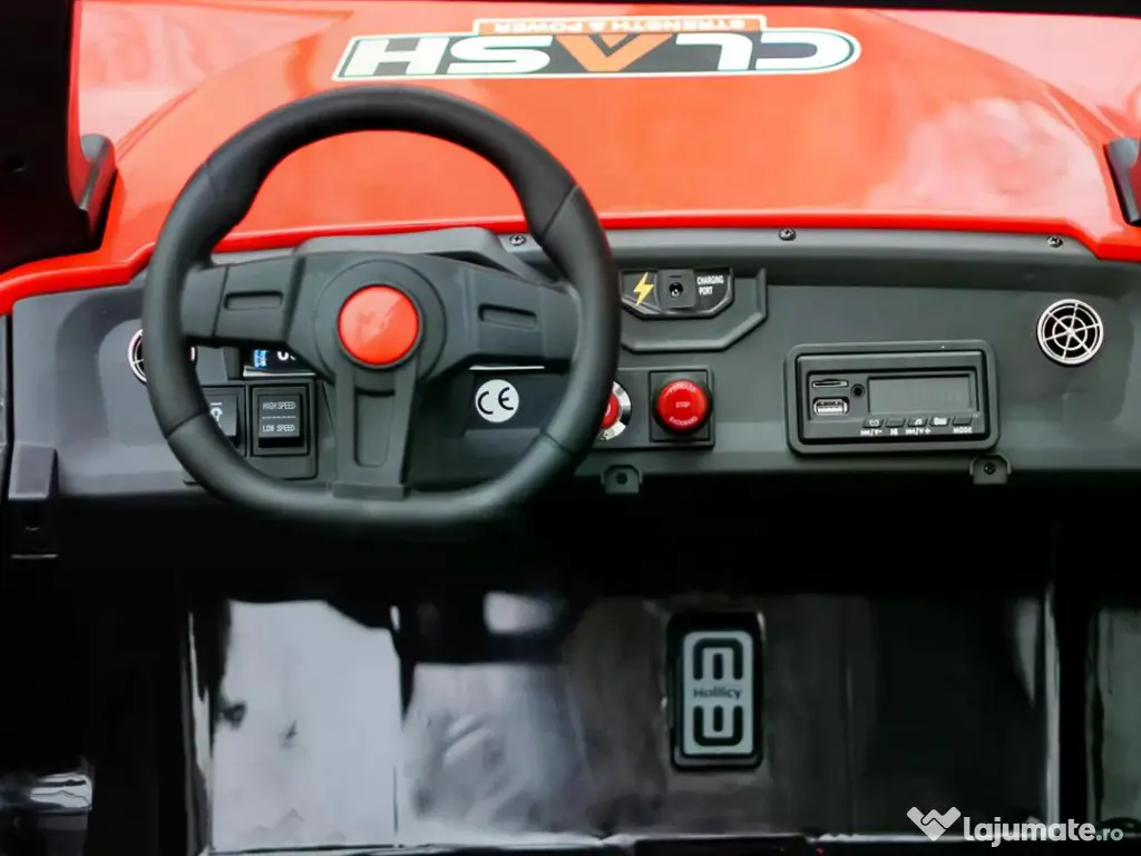 UTV electric pentru 4 copii, Kinderauto BJX1928 24V 14Ah , 500W Red 