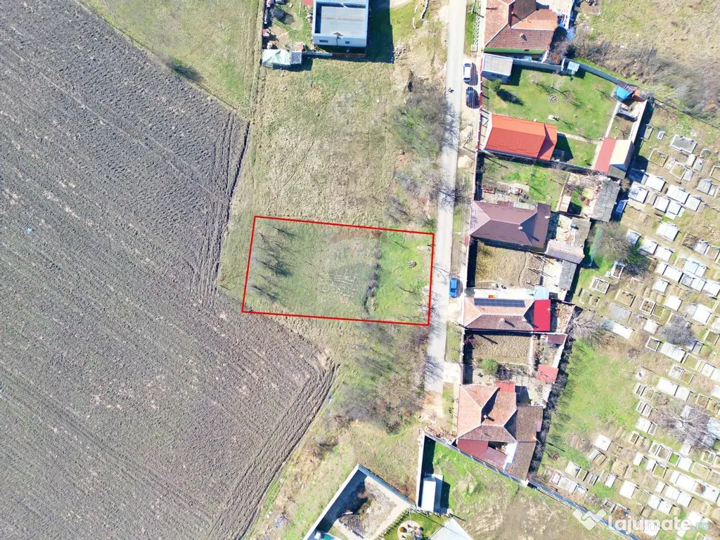 Teren intravilan 933 mp cu utilități în față – Vla... 