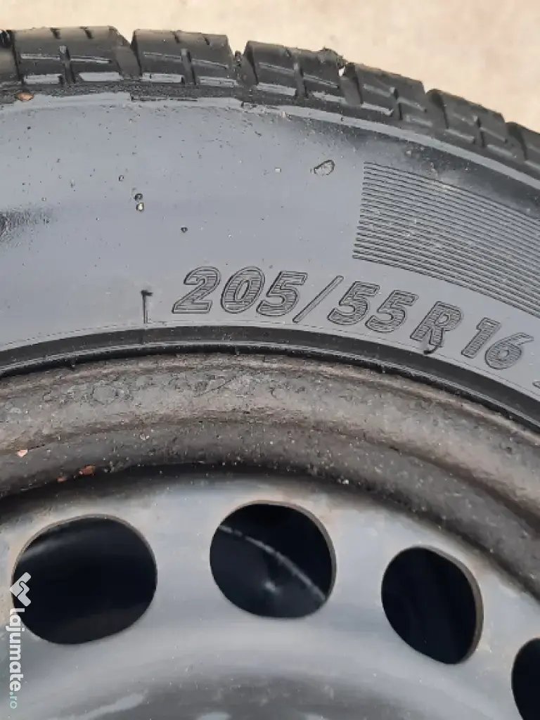 jante tabla cu anvelope de iarnă,205/55/R16, 5x112/R16,100 E 