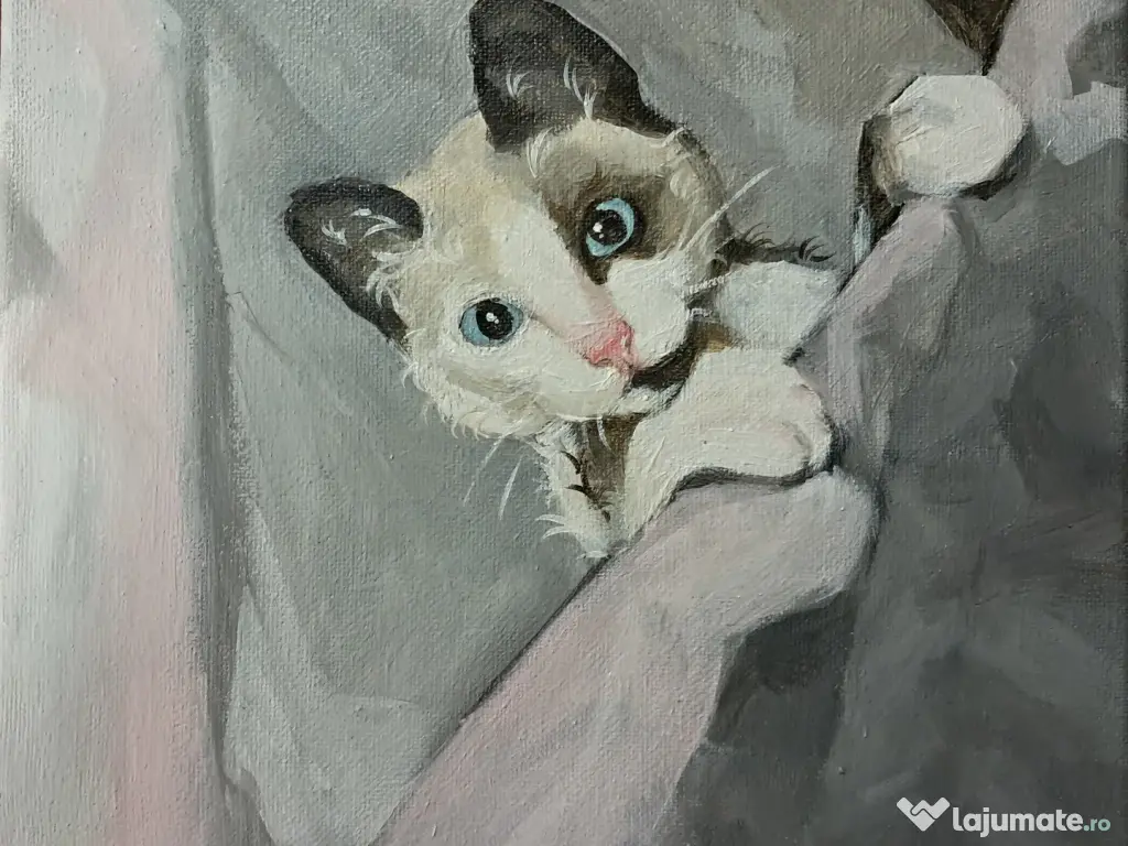 Tablouri personalizate cu animale - Pictate manual după poza ta 