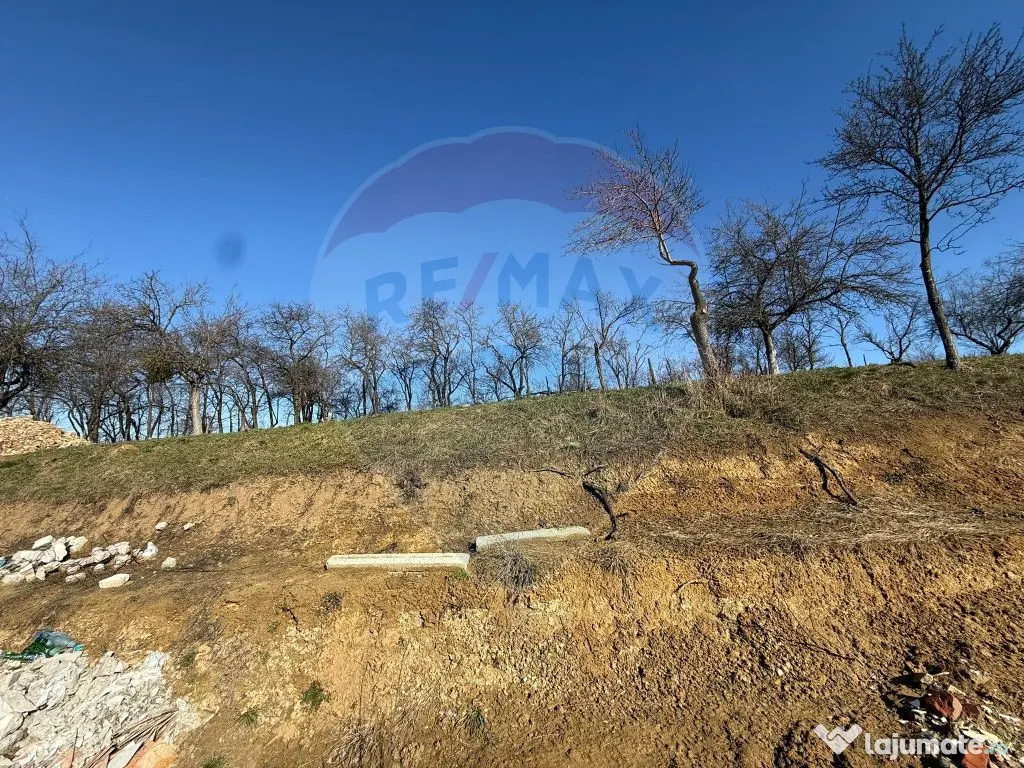 Carbunari Vanzare teren cu fundatie, proiect de casa si r...