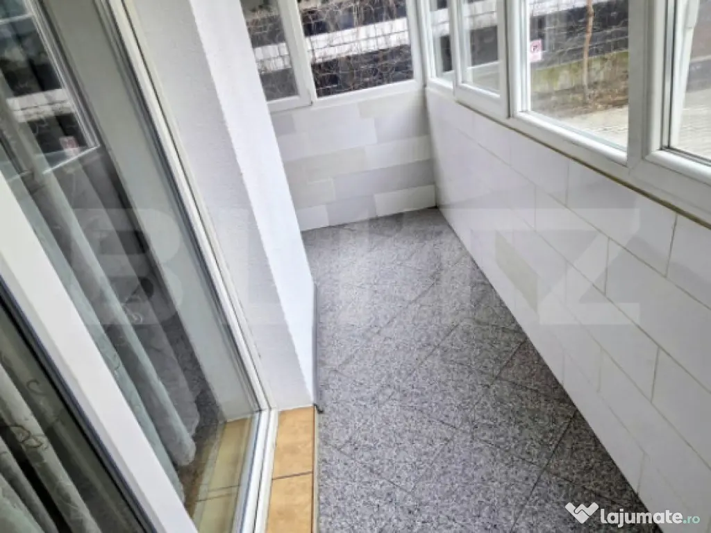 Apartament 2 camere, balcon închis, zona Centrala, Floreșt 