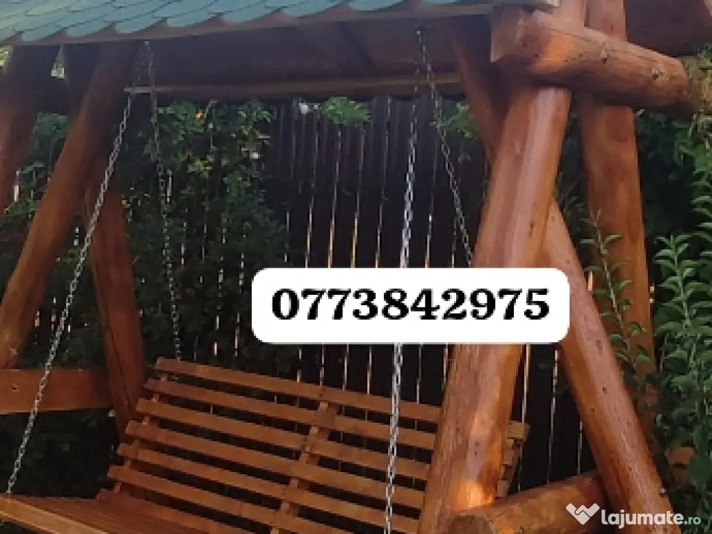 Balansoar rustic lemn masiv
