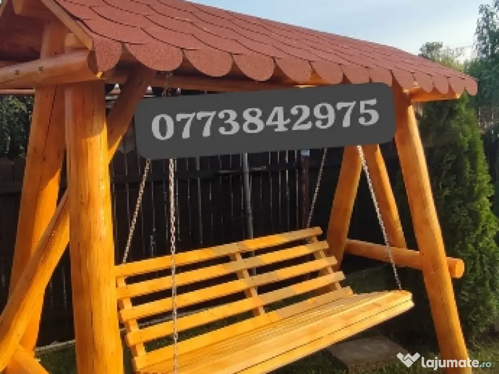Balansoar rustic lemn masiv