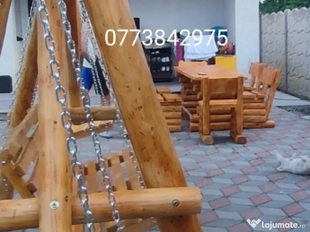 Leagan gradina lemn masiv 