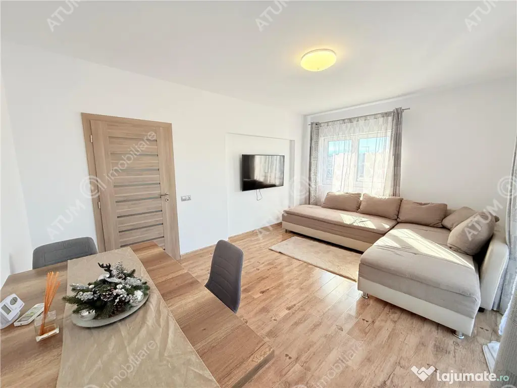 Apartament cu 2 camere decomandate la cheie si 120 mp gradin