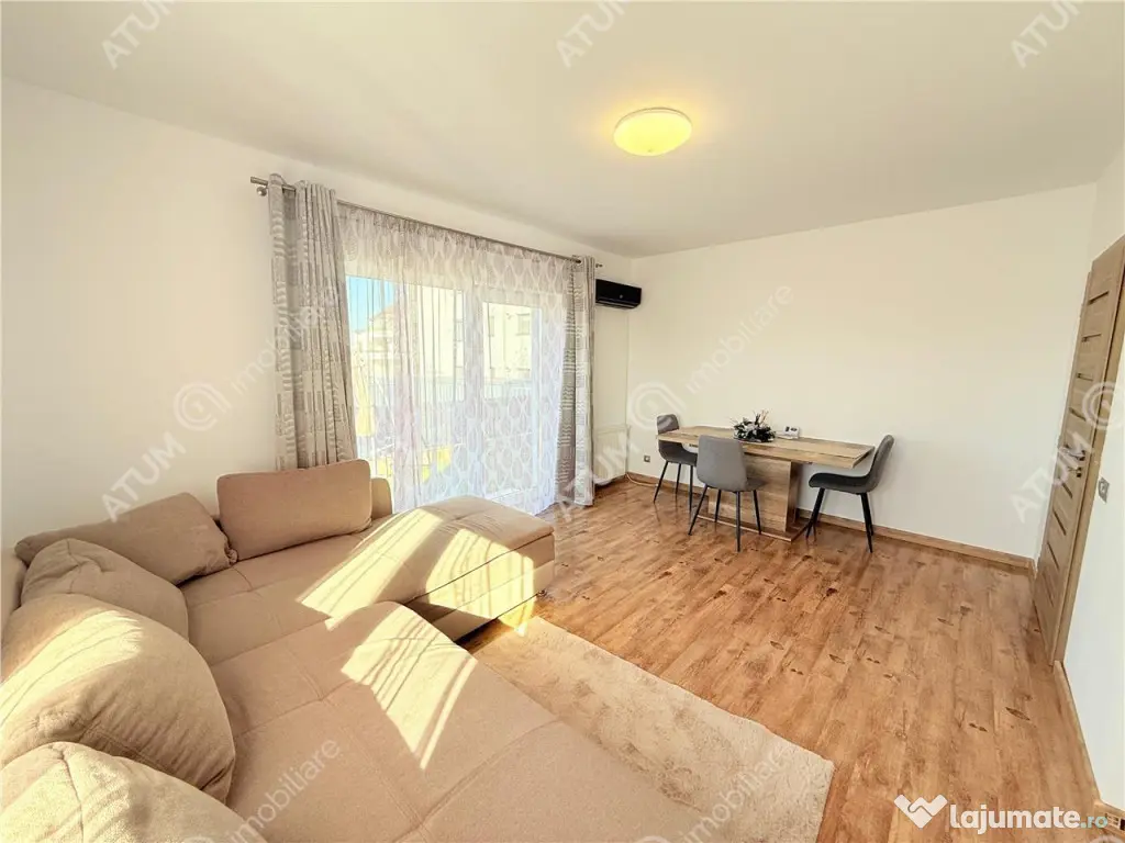 Apartament cu 2 camere decomandate la cheie si 120 mp gradin