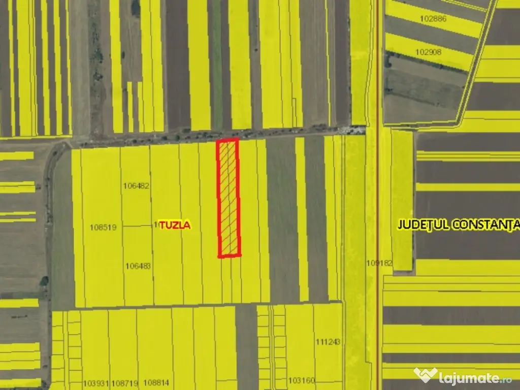 Teren intre Tuzla-Costinesti pe partea cu Marea