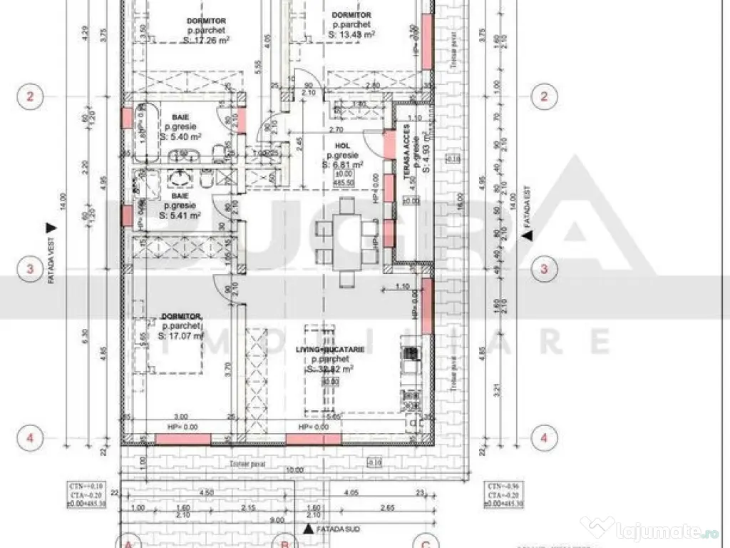 Casa individuala pe un singur nivel, Popesti 
