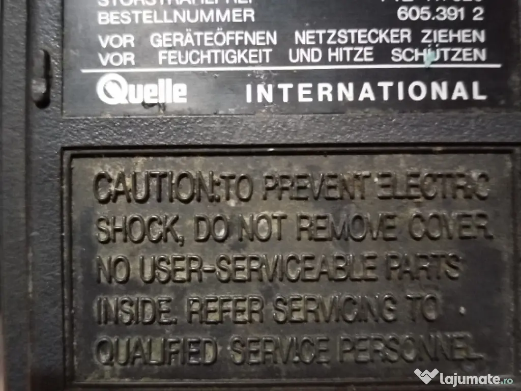 radio casetofon Universum defect