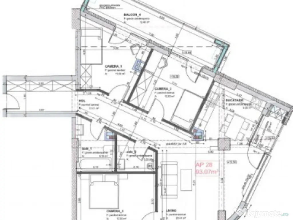 COMISION 0 | APARTAMENT 4 CAMERE | SEMICENTRAL | zona The OF 