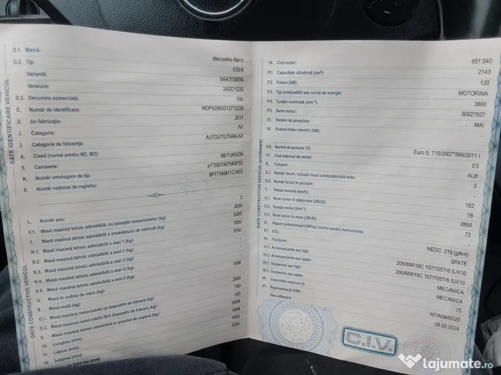 Mercedes Benz Vito 116 2.2