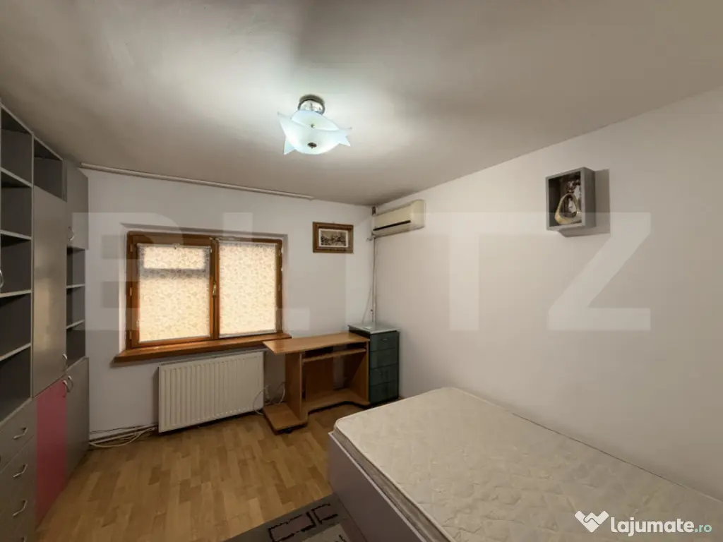 Apartament 4 camere deco 97 mp, CT/AC, parter-pretabil birou 