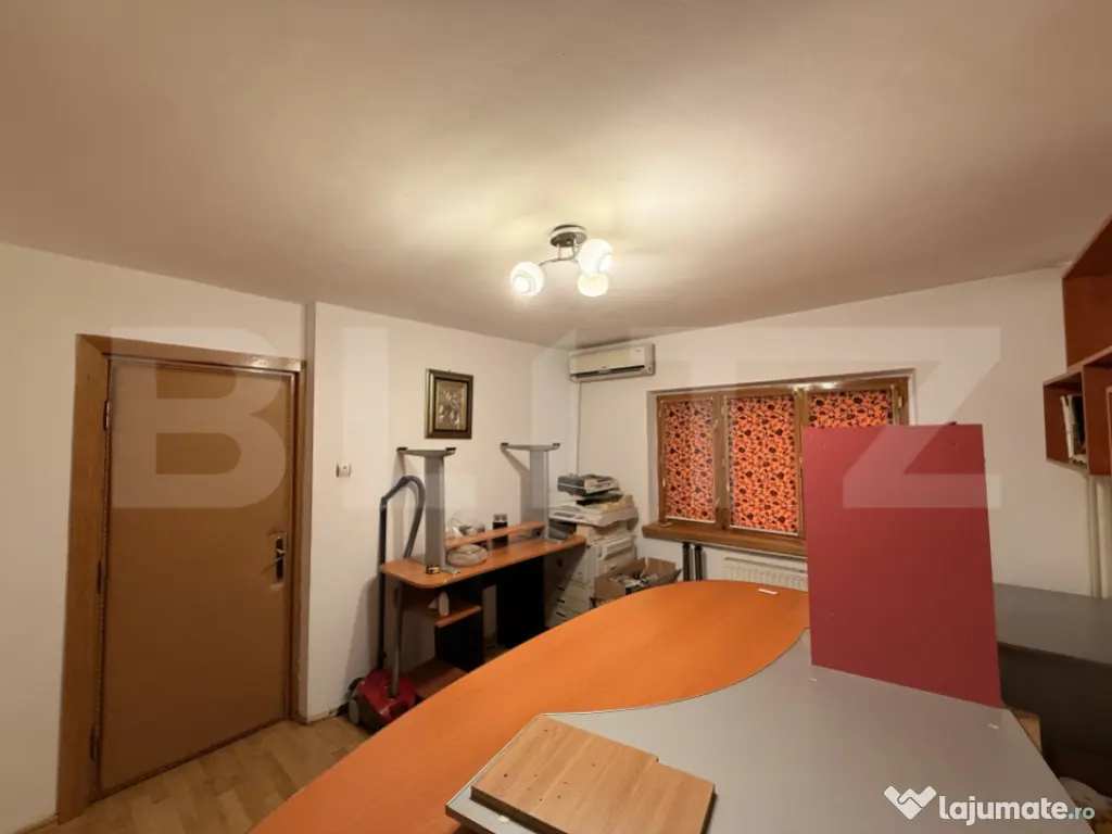 Apartament 4 camere deco 97 mp, CT/AC, parter-pretabil birou 