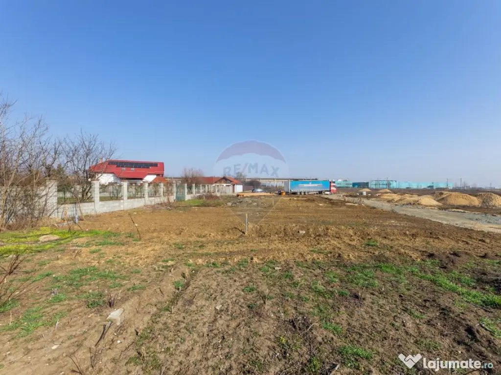 Teren intravilan curti constructii- zona in plina dezvolt... 