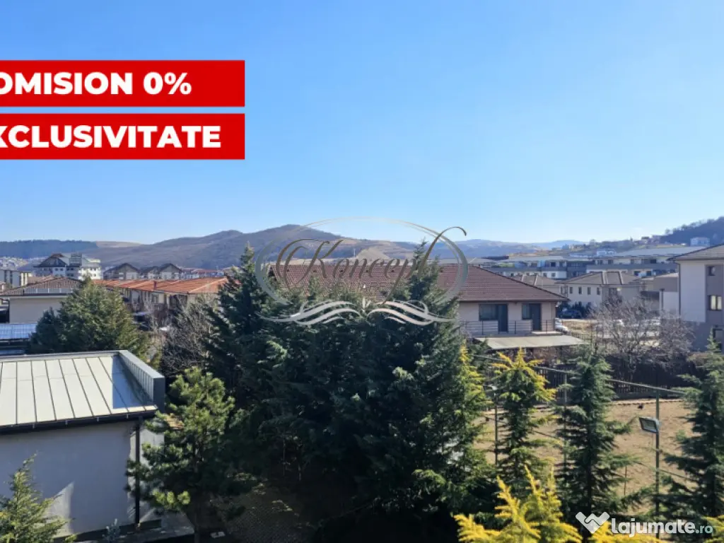 Apartament luminos cu panorama, Sesul de Sus, Floresti 