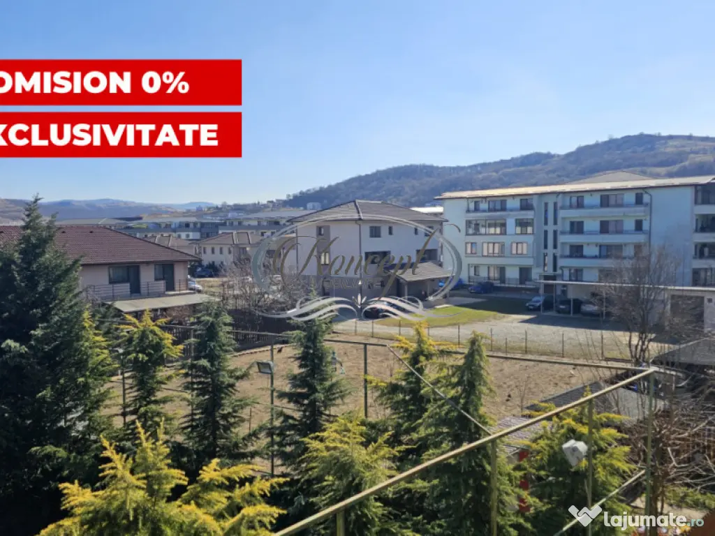 Apartament luminos cu panorama, Sesul de Sus, Floresti 