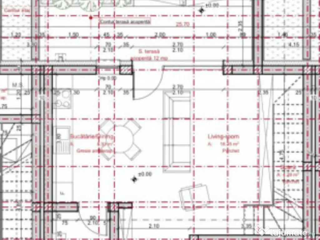 Casă înșiruită modernă, eficiență energetică A+, 80 
