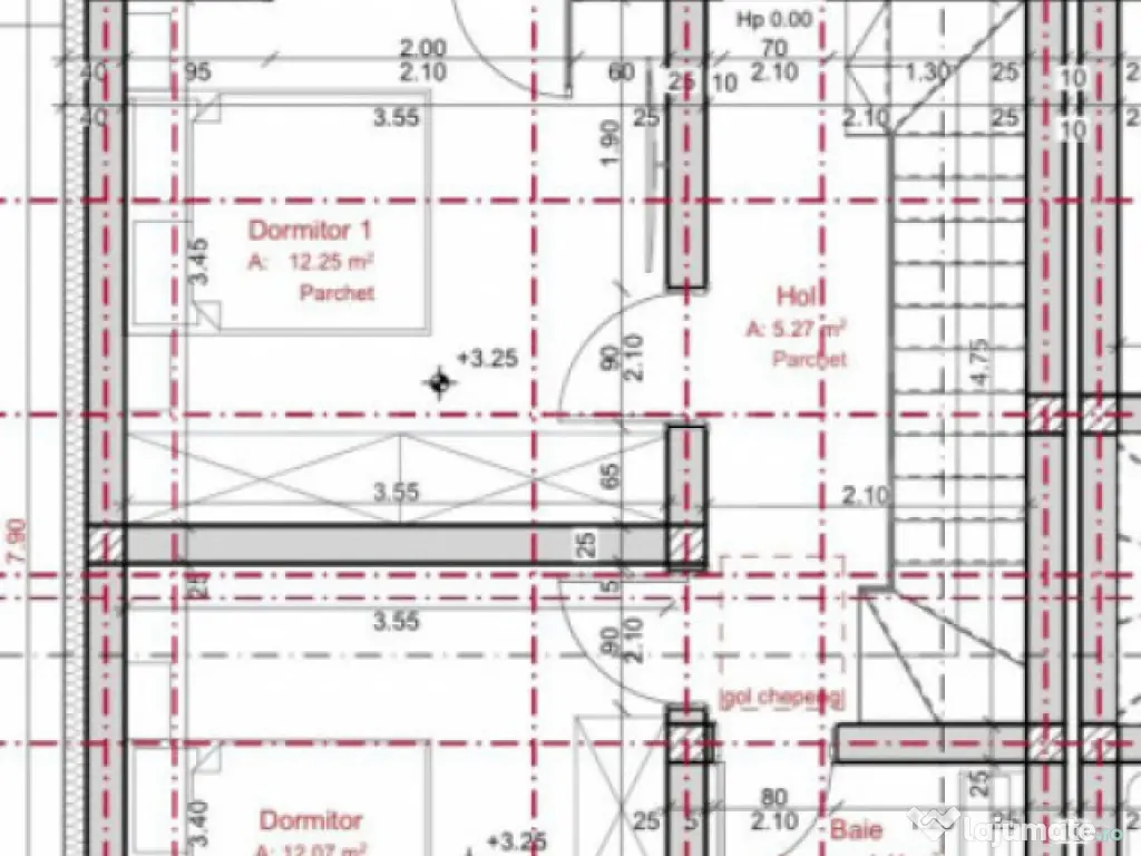 Casă înșiruită modernă, eficiență energetică A+, 80 