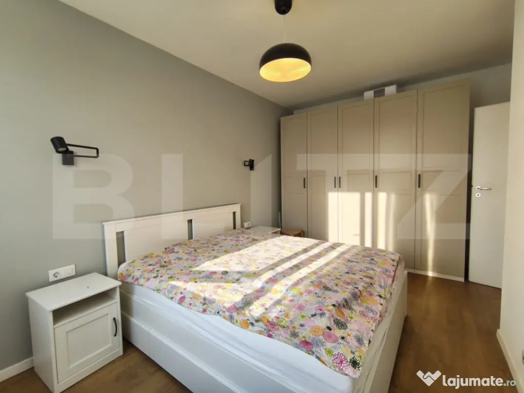 Apartament 2 camere, Ared, bucatarie separata, parcare acope 